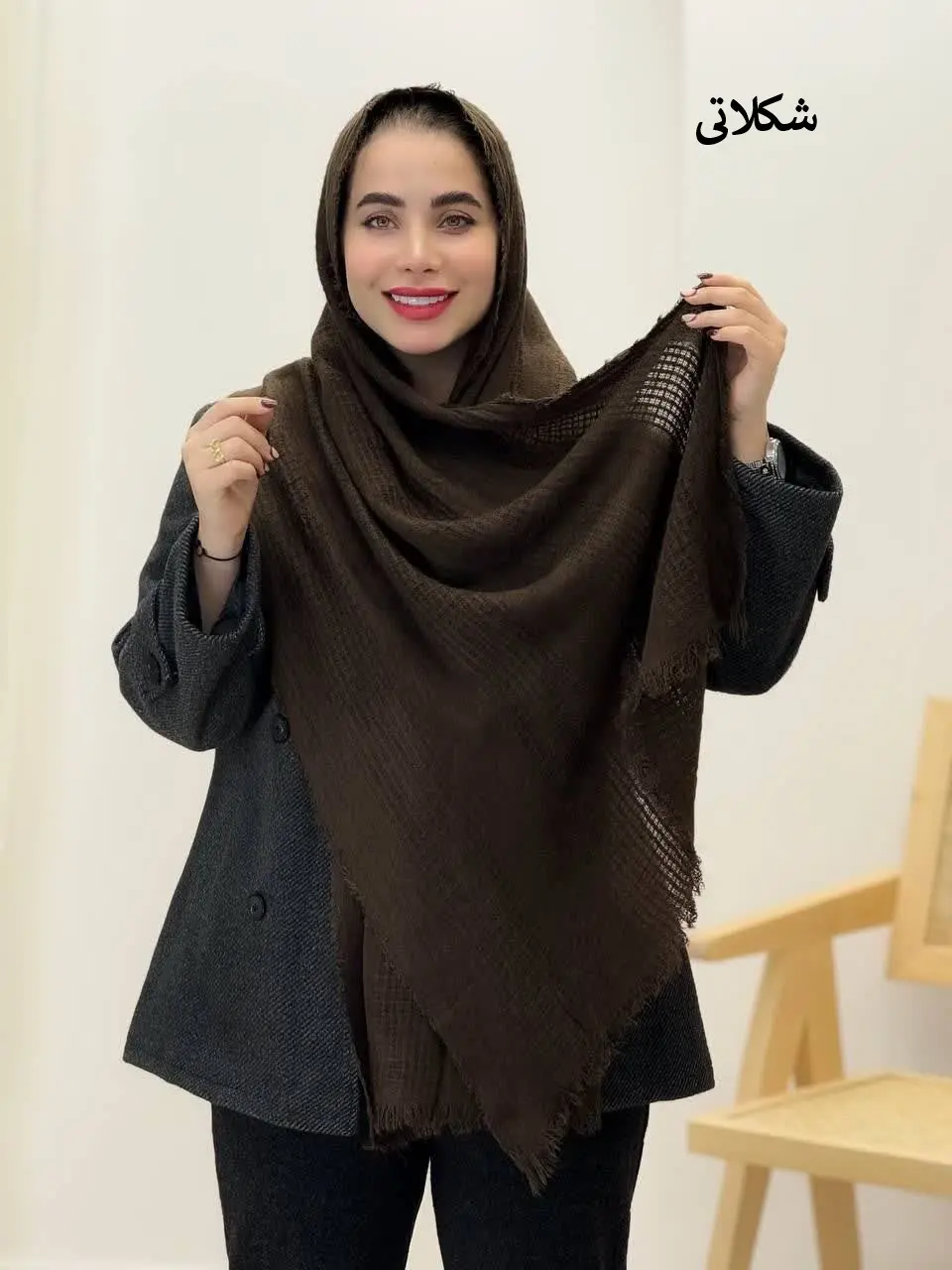 3689-شال پاییزه یاس